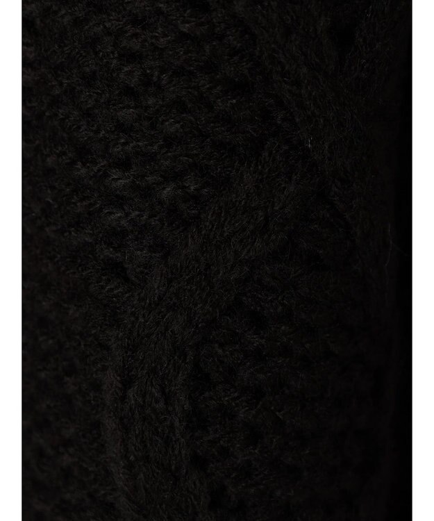 CRAFT STANDARD BOUTIQUE ケーブルニットドッキングスウェット Black