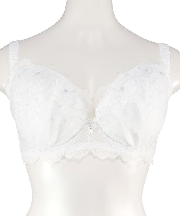 San-ai Resort（三愛水着楽園） 【SALE】エレガントコレクション【2505】単品ブラHIカップ ホワイト