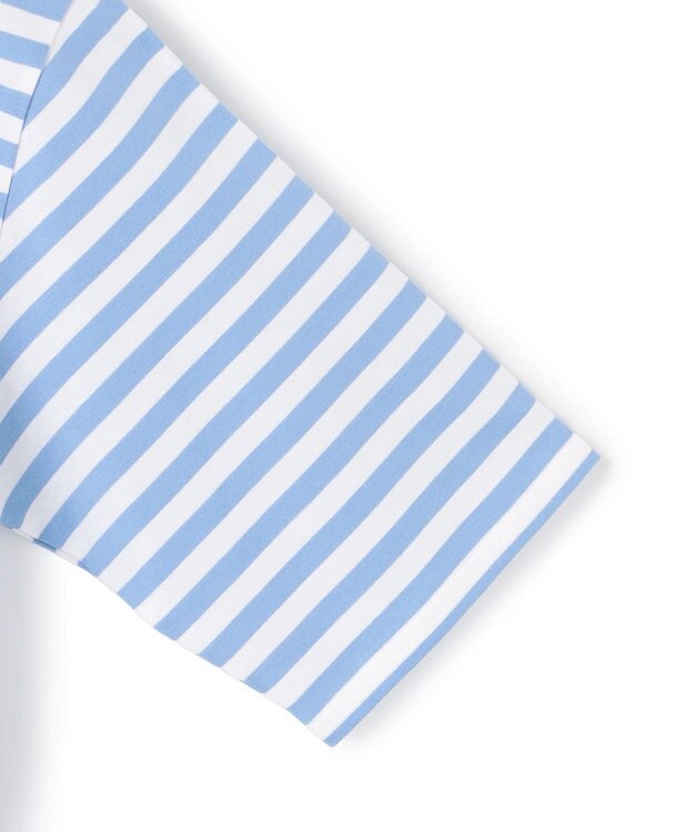 ICB 【30th ANNIVERSARY】 PARIS ボーダーTシャツ サックス×オフホワイト