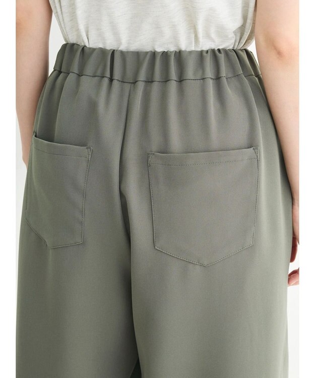 Green Parks ・ＥＬＥＮＣＡＲＥ　ＤＵＥ　ウエストドロストパンツ Khaki