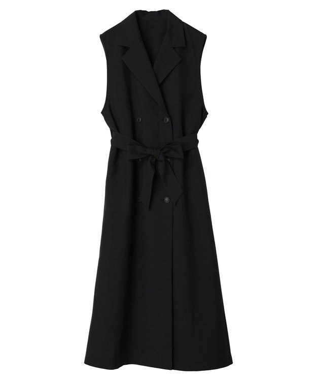 earth music&ecology ロングジレンチ Black