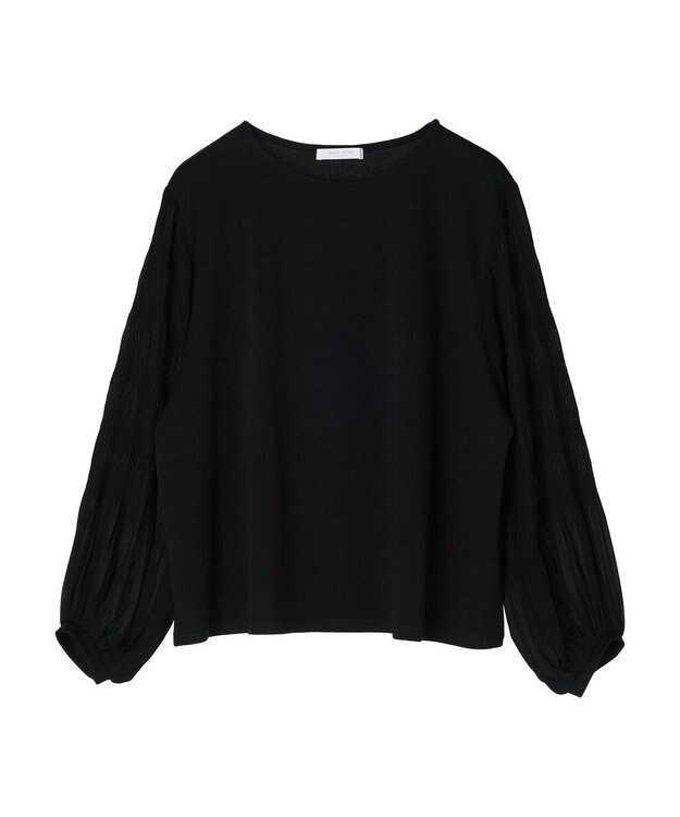 Green Parks マジョリカプリーツプルオーバー Black