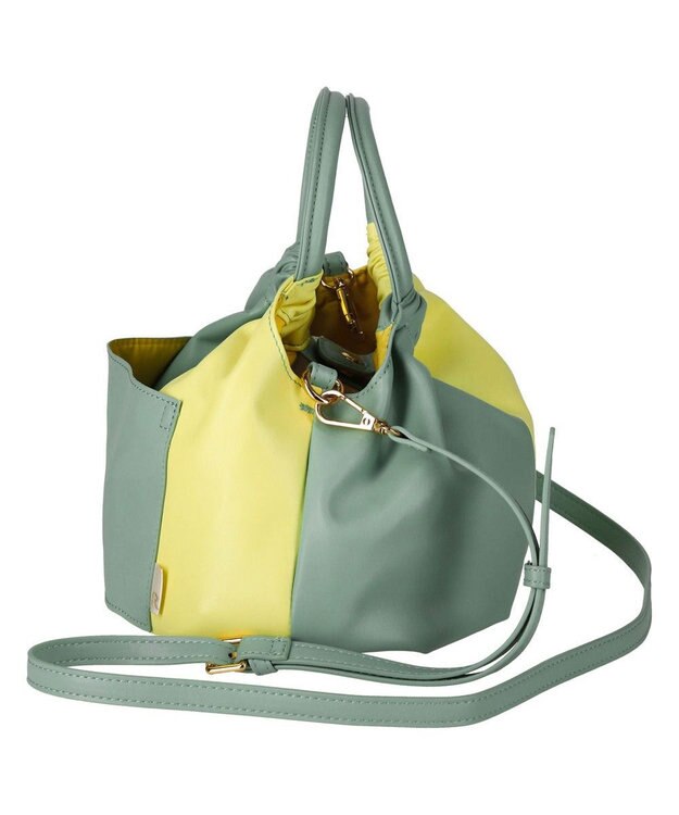 ROOTOTE 0655【直営店限定】ベビールー.クランプリー.2トーン-A 01：ミントイエロー