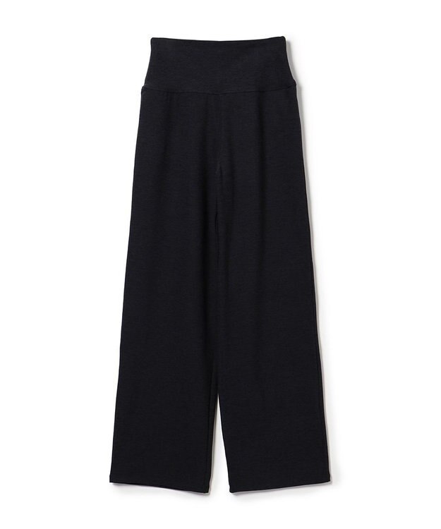 Chacott Peach Mokuストレートパンツ ダークグレー杢