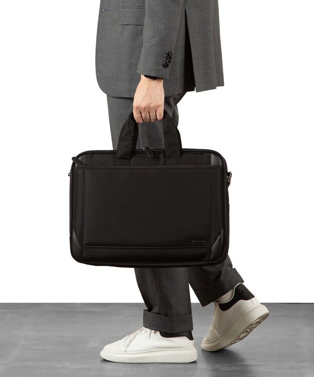 ACE BAGS & LUGGAGE World Traveler クラトス ビジネスバッグ B4 15.6インチPC エキスパンド ２気室 65334 ワールドトラベラー ブラック