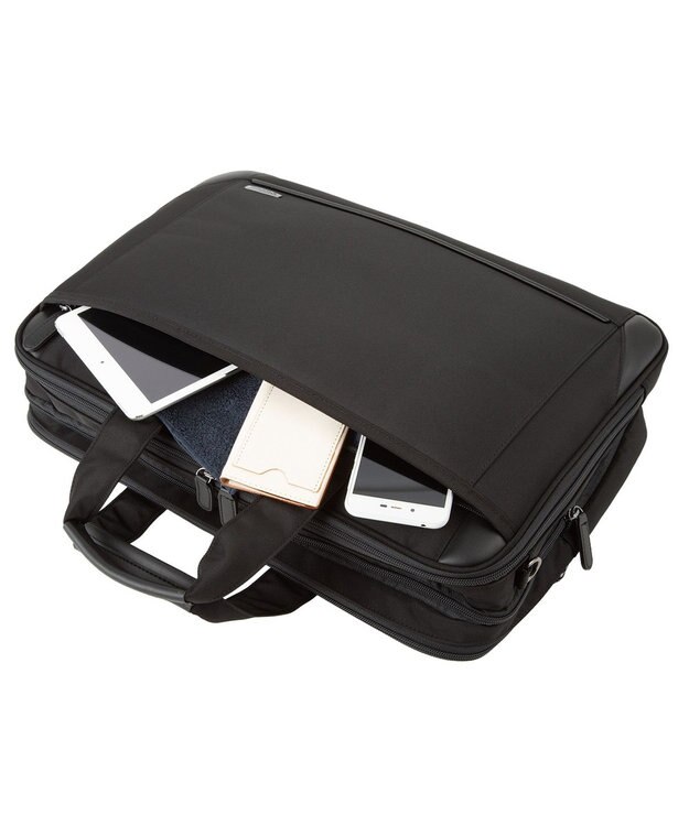 ACE BAGS & LUGGAGE World Traveler クラトス ビジネスバッグ B4 15.6インチPC エキスパンド ２気室 65334 ワールドトラベラー ブラック