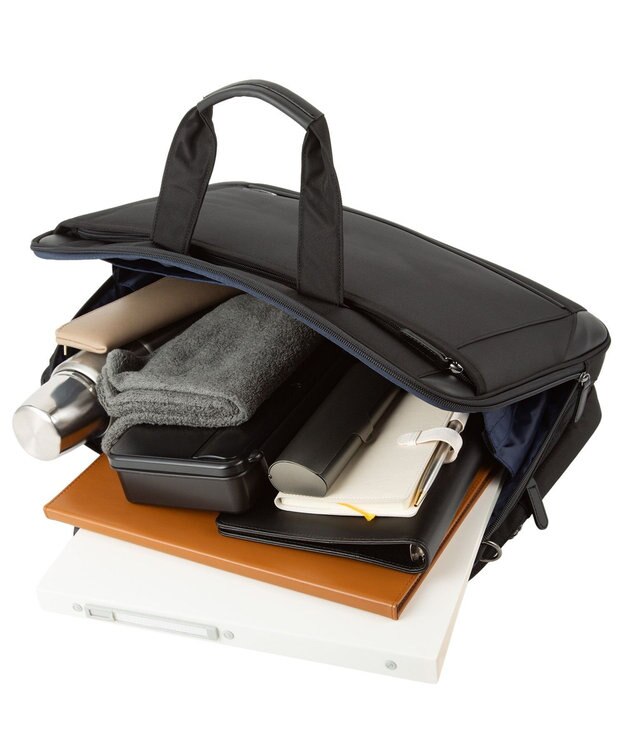 ACE BAGS & LUGGAGE World Traveler クラトス ビジネスバッグ B4 15.6インチPC エキスパンド ２気室 65334 ワールドトラベラー ブラック