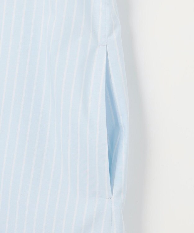 自由区 L エンブロイダリーブロード ワンピース サックス×オフ