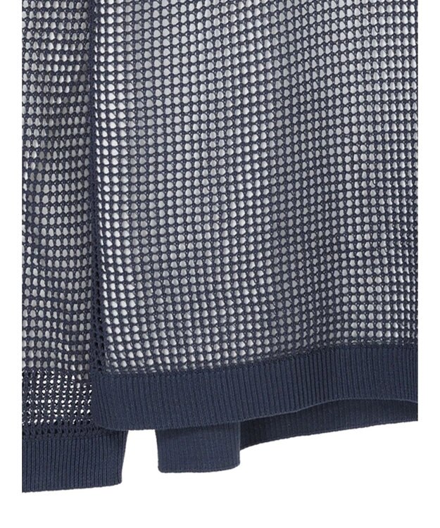 Green Parks ＳＥＴ２点ロンＴ＋メッシュニットプルオーバー Blue