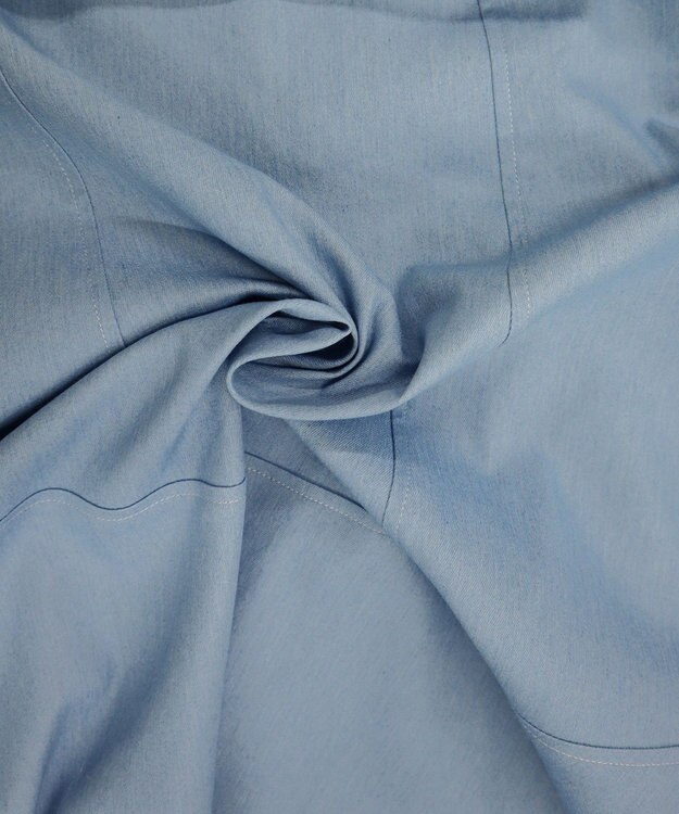 Tiaclasse L デニムマーメイドワンピース サックス