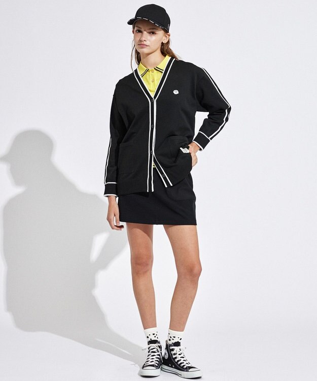 PW CIRCULUS 【WOMEN】DIMPLE スポーティスカート ゴルフウェア レディース ブラック系