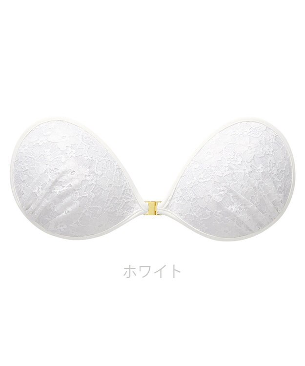 BRADELIS New York 【NuBra / ボリュームアップ】パテッドヌーブラ フェリス 蒸れにくい バックレス コレクション デザインヌーブラ 正規品 ホワイト