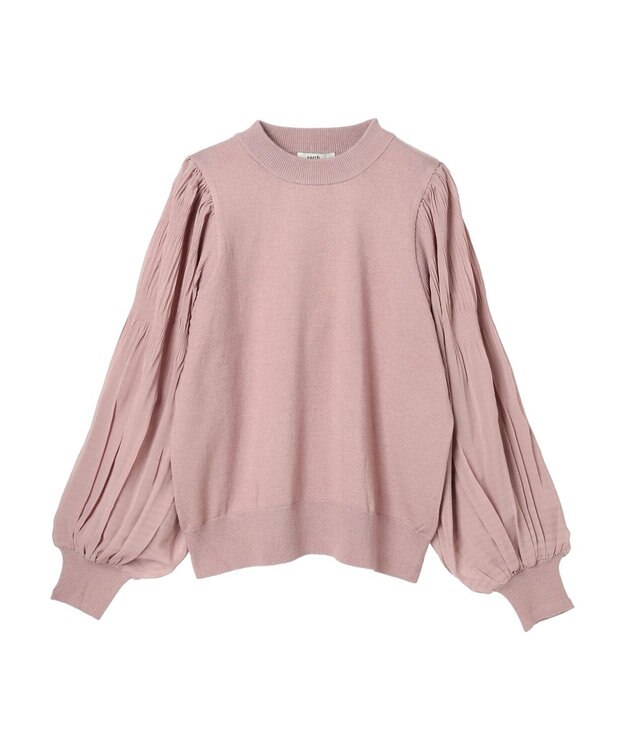 earth music&ecology マジョリカニットプルオーバー Pink Beige