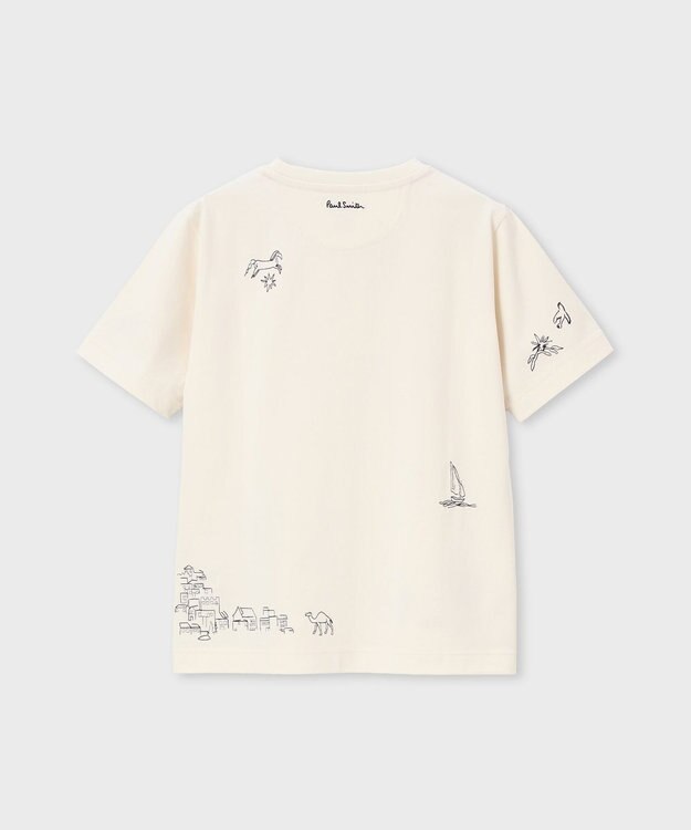Paul Smith ドローイングモチーフ Tシャツ アイボリー