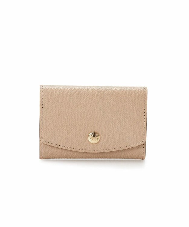 TOPKAPI 【TOPKAPI】角シボ型押し・ 名刺入れ COLORATO コロラート グレージュ