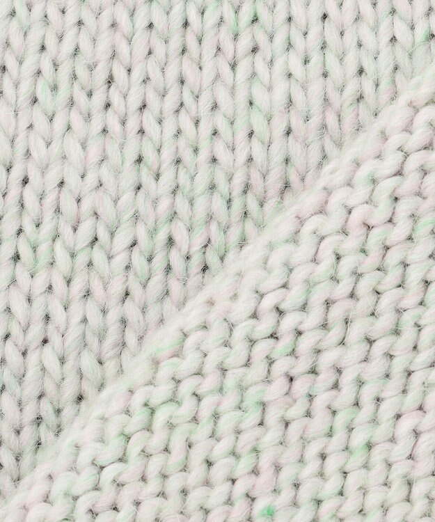 23区 L 【洗える】カラーミックス カーディガン ミントミックス