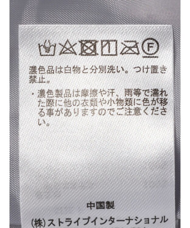 earth music&ecology ファーカラーブルゾン Grayish Blue