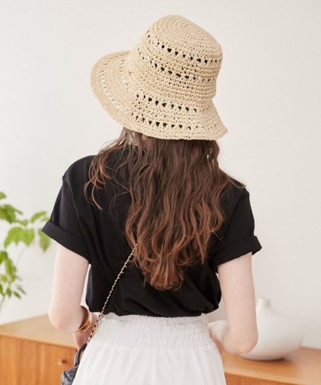 WEGO 【ANGIE VINTAGE】ペーパーサマーHAT ナチュラル