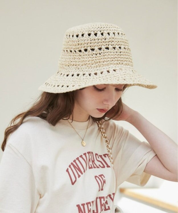 WEGO 【ANGIE VINTAGE】ペーパーサマーHAT ナチュラル