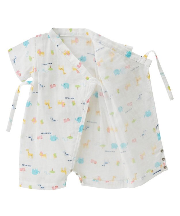 MIKI HOUSE HOT BISCUITS 【ミキハウス】【50-80cm】甚平オール マルチカラー