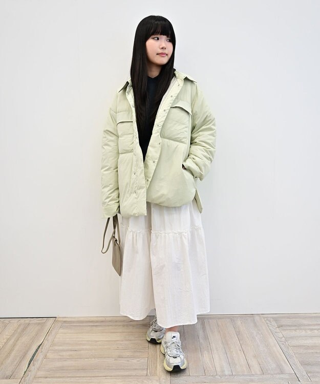 KWD 【日本製/高品質ダウン】LIGHT DOWN SHIRTS JACKET ライトダウンシャツジャケット ライトイエロー