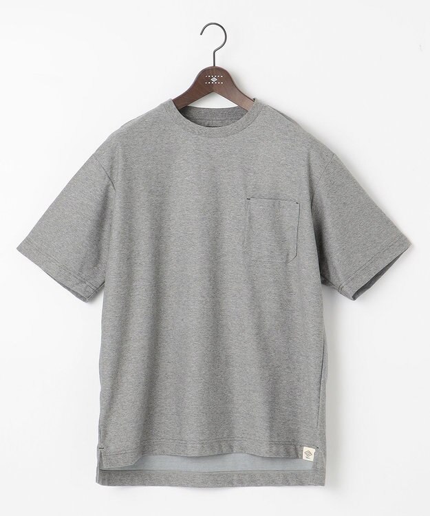 JOSEPH ABBOUD MOUNTAIN 【SPACE／UNISEX】オーガニックコットンスラブプレーティング天竺 Tシャツ ライトグレー系