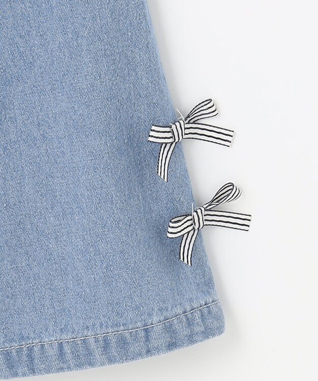 ANY KIDS デニム ガウチョパンツ ブルー