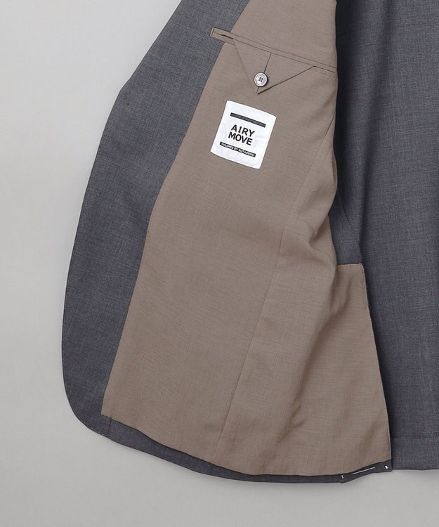 GOTAIRIKU 新色追加/セットアップ対応【ウォッシャブル/シワになりにくい/ストレッチ】ウォッシャブル ウールジャケット(25年モデル) 25年新色/ライトグレー系