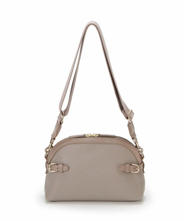 TOPKAPI 【Breath TOPKAPI】SCOTCH GRAIN スコッチグレイン ベルトデザイン ショルダーバッグ グレージュ