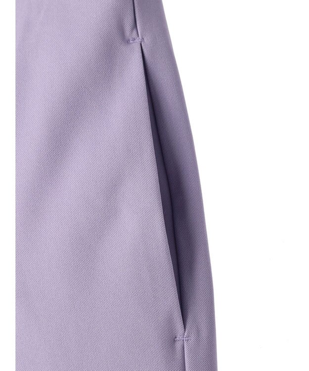 Green Parks 裾スリット／選べる美脚みえパンツ Lavender