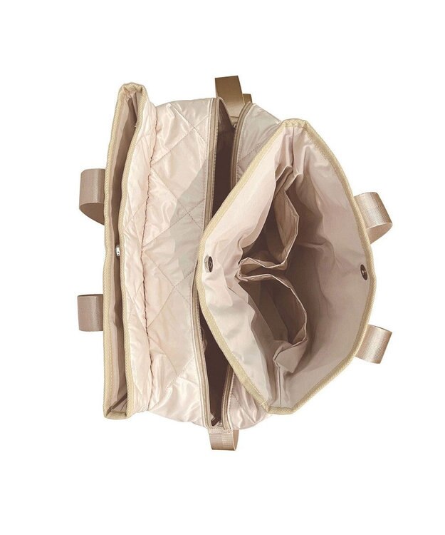 ROOTOTE 1162【大容量:キャリーケース装着可能】SC.グランデボックス.グリスン-A 01：ベージュ