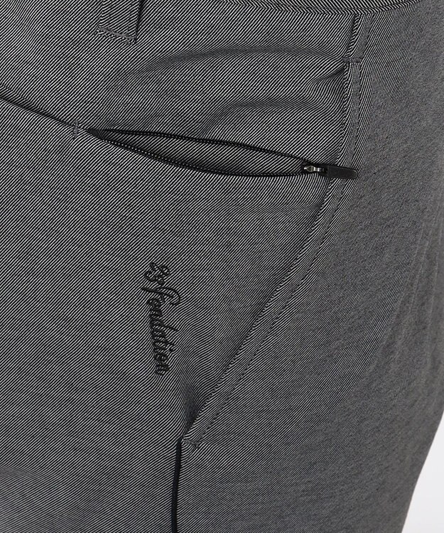 23区GOLF 【MEN】【23Fondation/WEB&一部店舗限定】カルゼジャージー テーパードパンツ グレー系