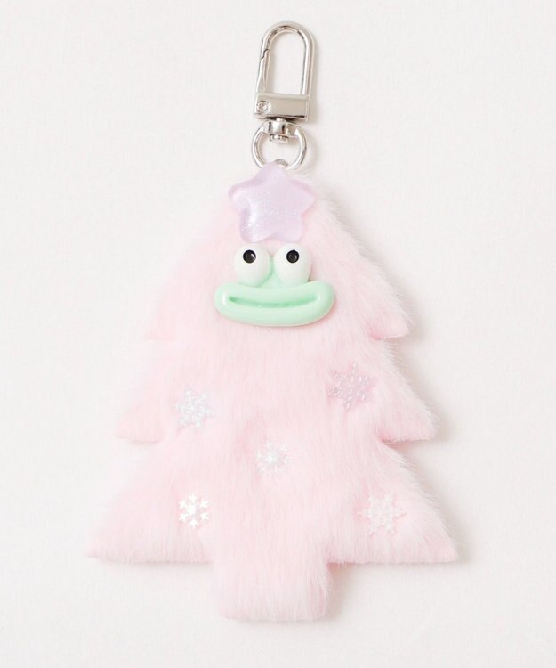 WEGO メリースノーツリーモンスターぬいぐるみキーホルダー ピンク