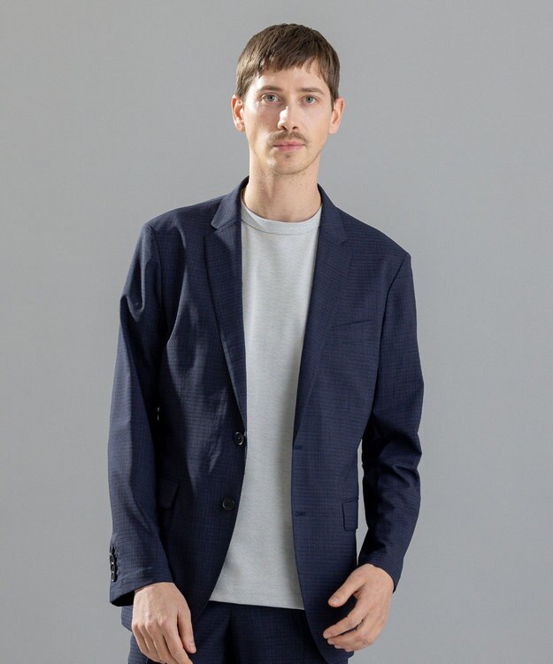 JOSEPH HOMME エアフローウーステッド　ジャケット ネイビー系