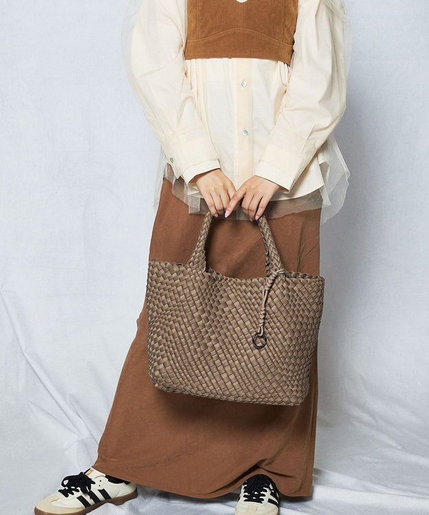 style code 【軽量・弱撥水素材】ネオプレーン　イントレチャート　トートバッグ A4 大容量 トープ