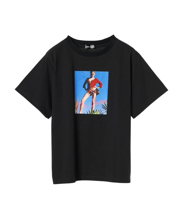 Green Parks ｍｅ　Ｊａｎｅ／フォトプリントボックスＴシャツ Black