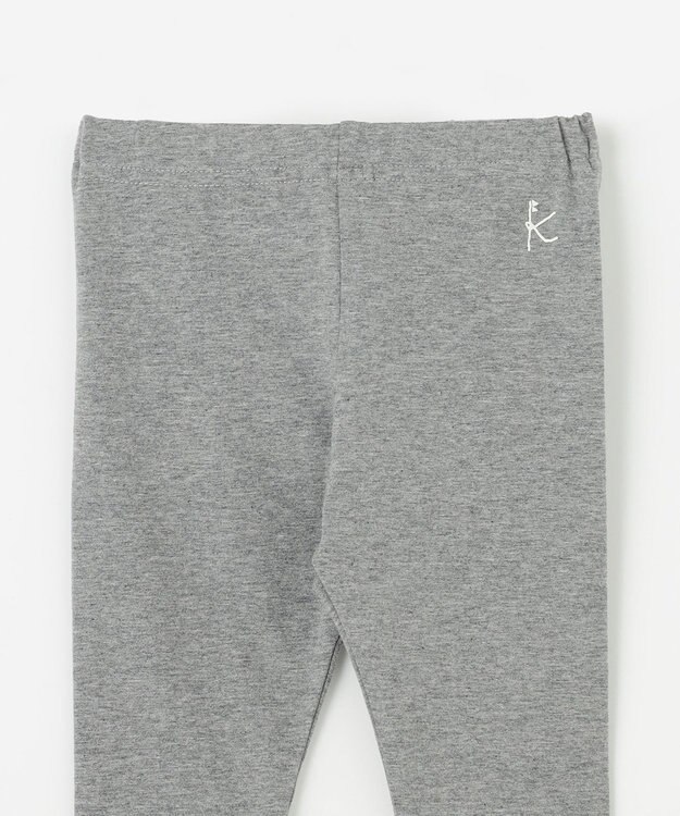 組曲 KIDS 【90-100㎝】ストレッチ天竺 レギンス グレー系