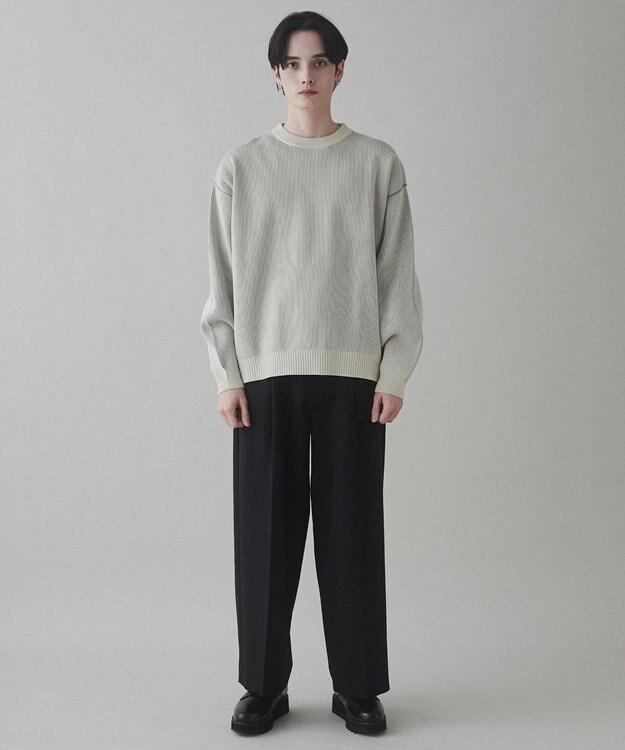 WEGO クリアライトリバーシブルプルオーバー ホワイト