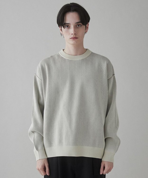 WEGO クリアライトリバーシブルプルオーバー ホワイト