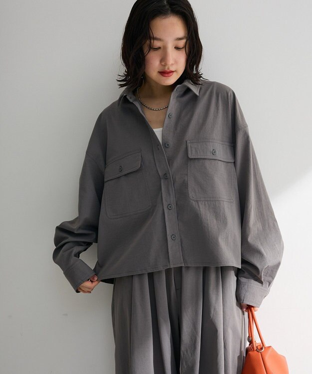 Green Parks ワークシャツジャケット Gray