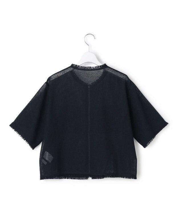 ICB L 【先行予約】サマーレノクロス ハーフスリーブジャケット ネイビー×ブラック