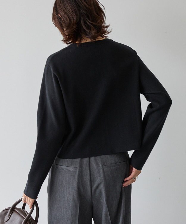 AMERICAN HOLIC バイパチリングドットニットカーディガン Black