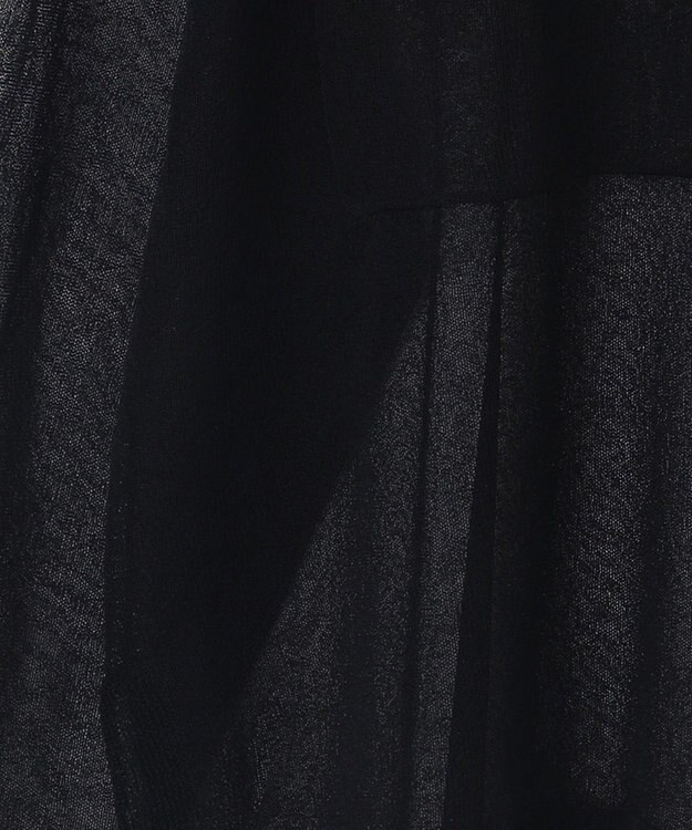 GRACE CONTINENTAL ニットシアーシャツ ブラック