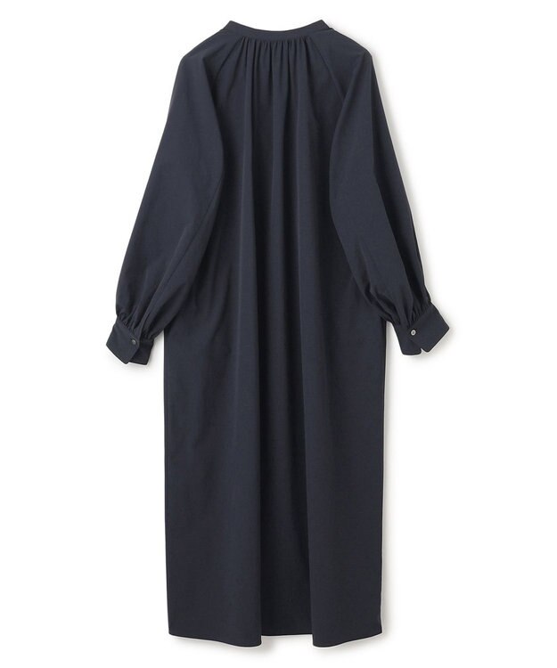 UNFILO L コンフォート シャツワンピース ネイビー