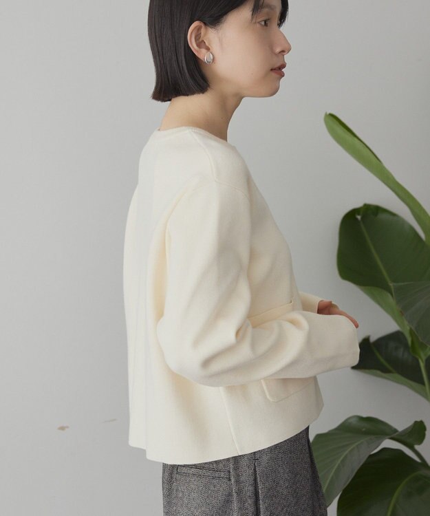 AMERICAN HOLIC バイパチリングドットニットカーディガン Ivory