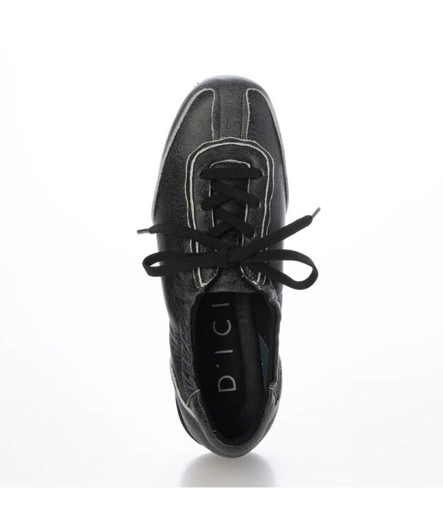 MODE ET JACOMO <D'ICI>ステッチアクセントローテクスニーカー ブラック