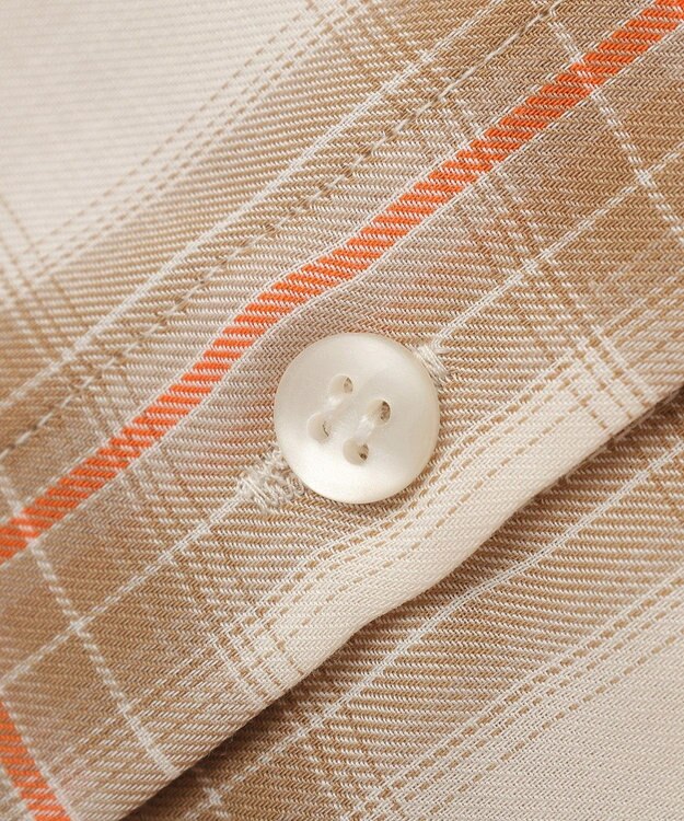 Green Parks 【しゃれシャツ】イージーケアシャーリングシャツ Beige