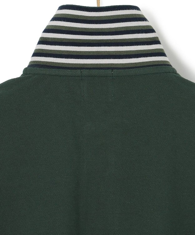 J.PRESS MEN レジメンタル ポロシャツ グリーン系