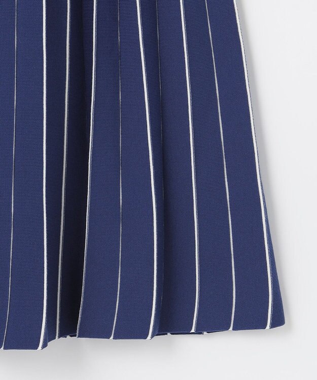 自由区 【洗える/マルチWAY】コットンアセテートニットセットアップ ダルブルー系1