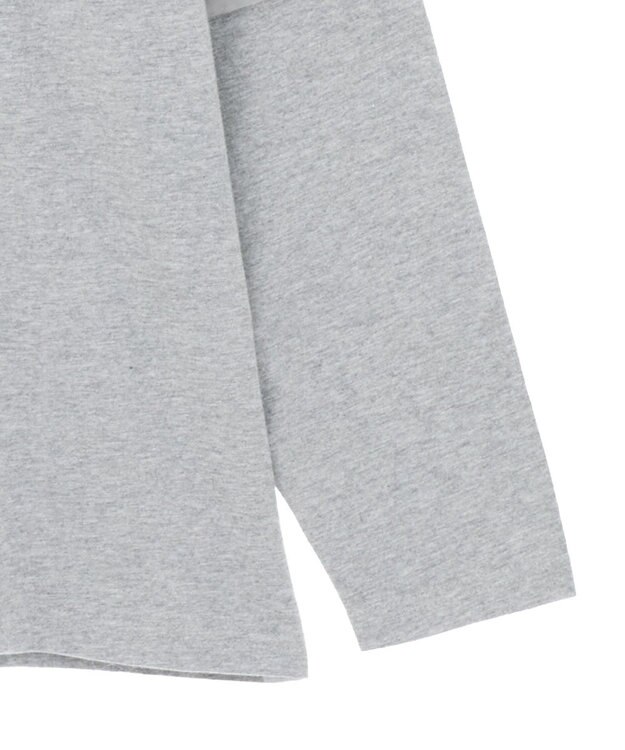 Green Parks ミッキー＆フレンズ／レイヤードプリントロングＴシャツ Gray Mixture